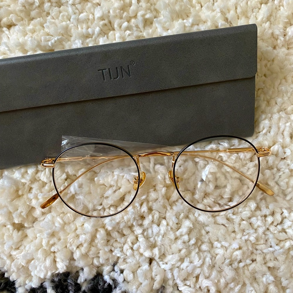 TIJN Henk Black Non-Prescription Glasses